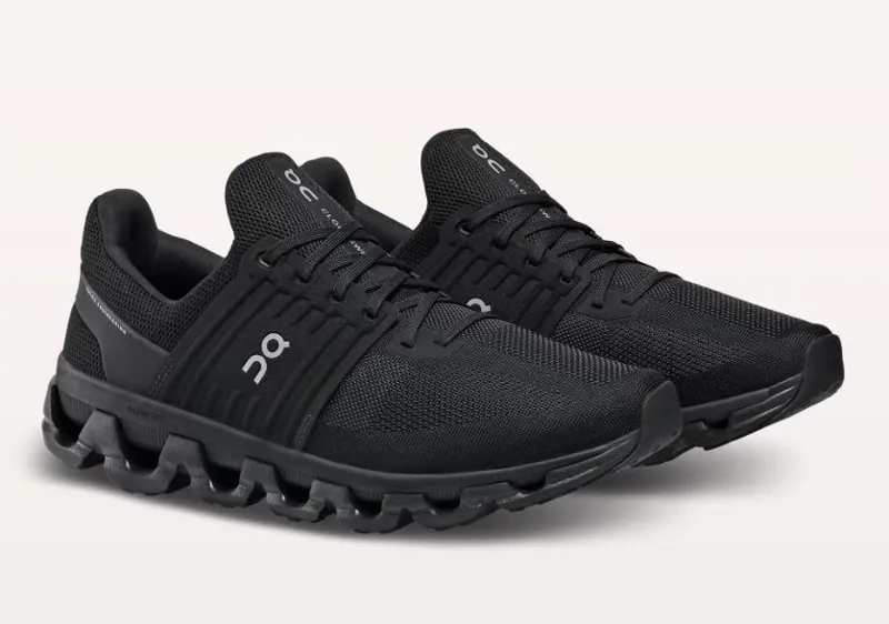 On Running Men's Cloudswift 3 AD Shoes in All Black-5